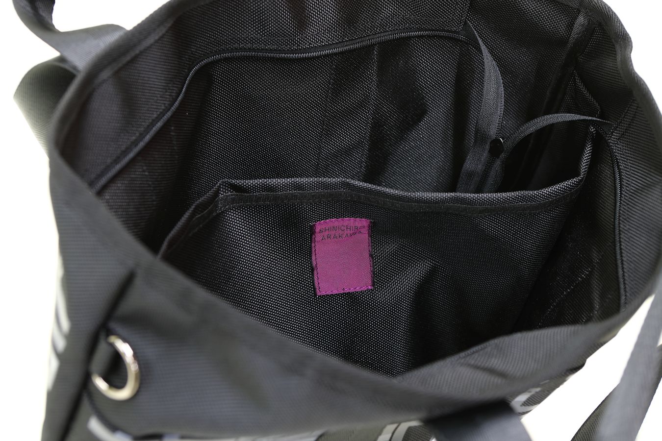 TECHNICAL SPORTS TOTE BAG BLACK/PRINT GRAY