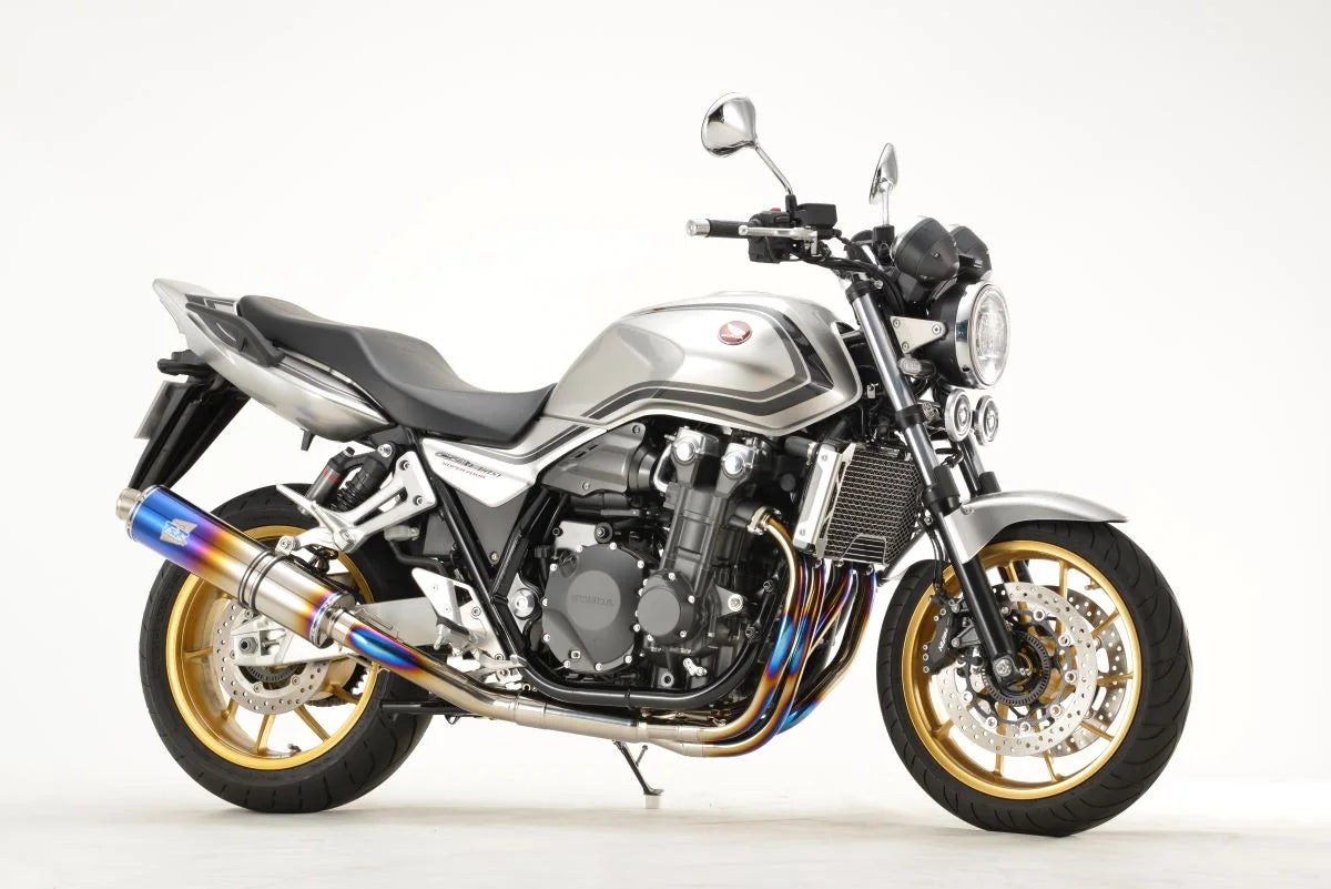 2021- CB1300SF/SB チタンフルエキゾースト ファイヤーポリッシュ4-1集合 φ115-450