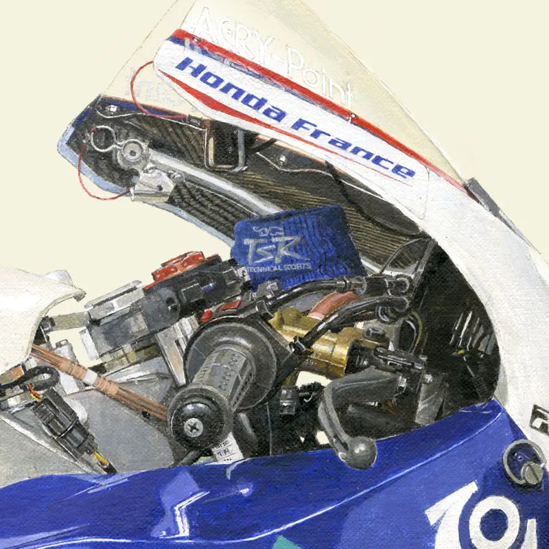 車両図版A2規格サイズ 2016 CBR1000RR F.C.C. TSR  Honda France