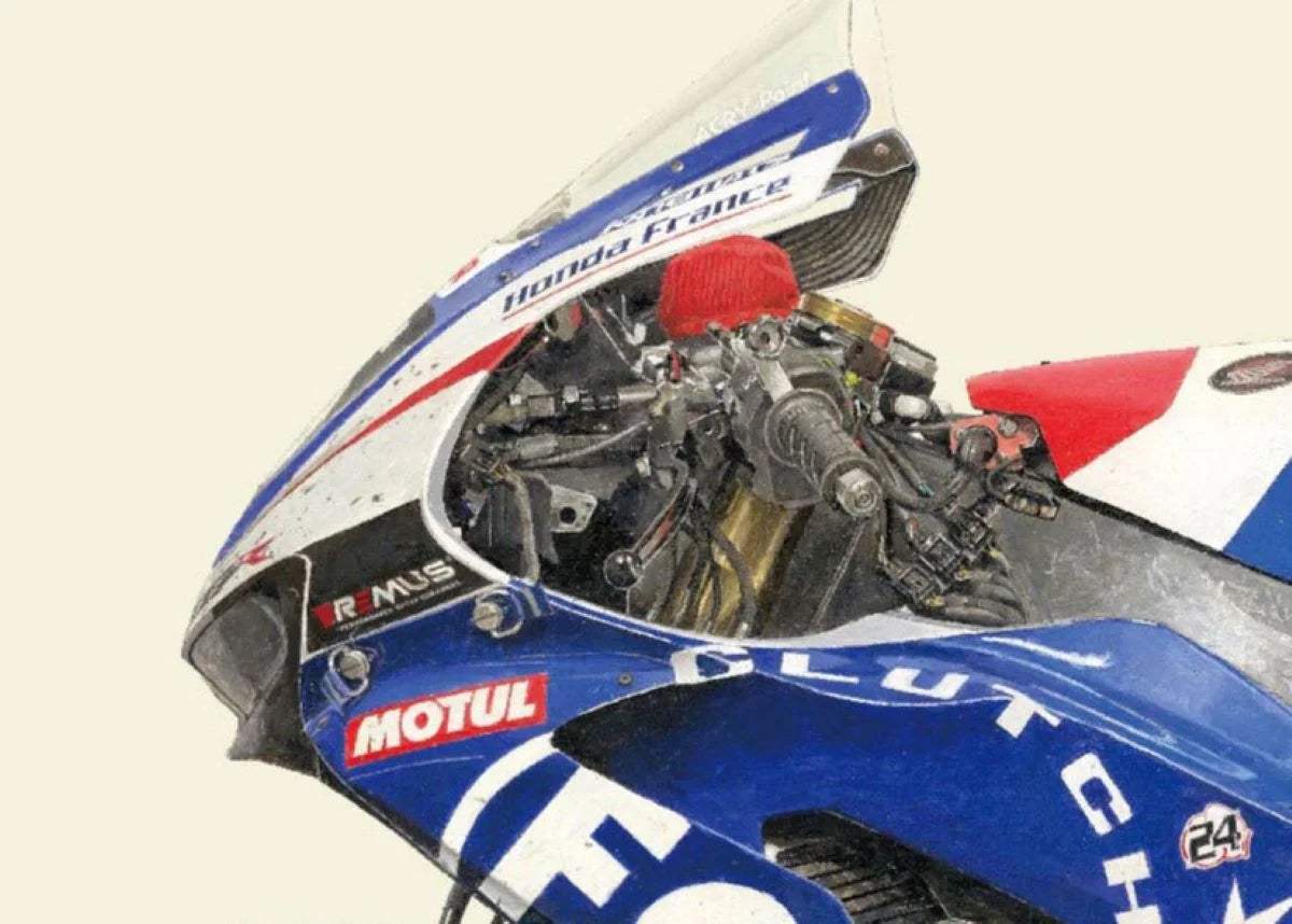 車両図版A2規格サイズ 2022 CBR1000RR-R F.C.C. TSR Honda France