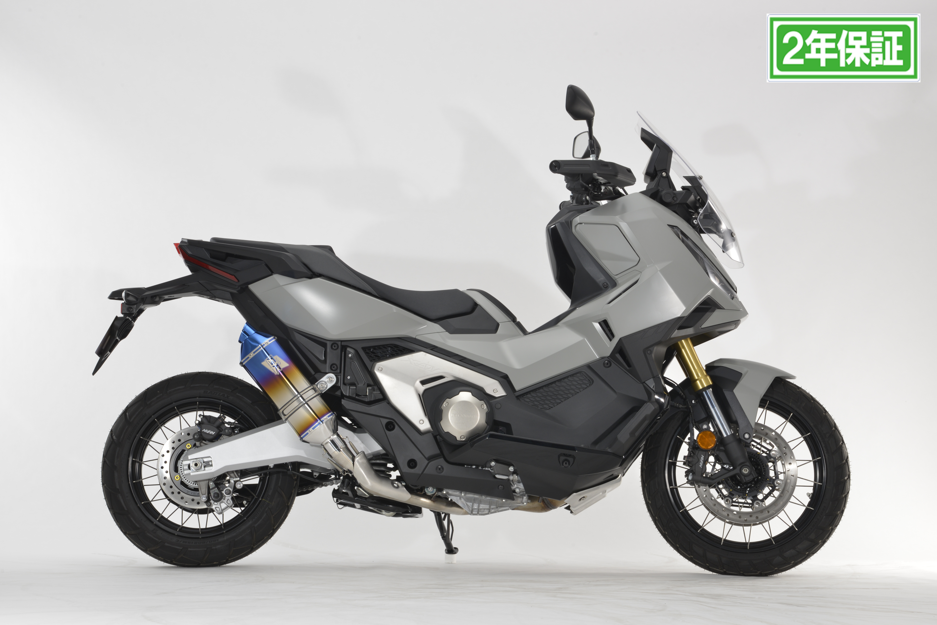 25- X-ADV(8BL-RH21) スリップオンチタン ファイヤーポリッシュ – TSR