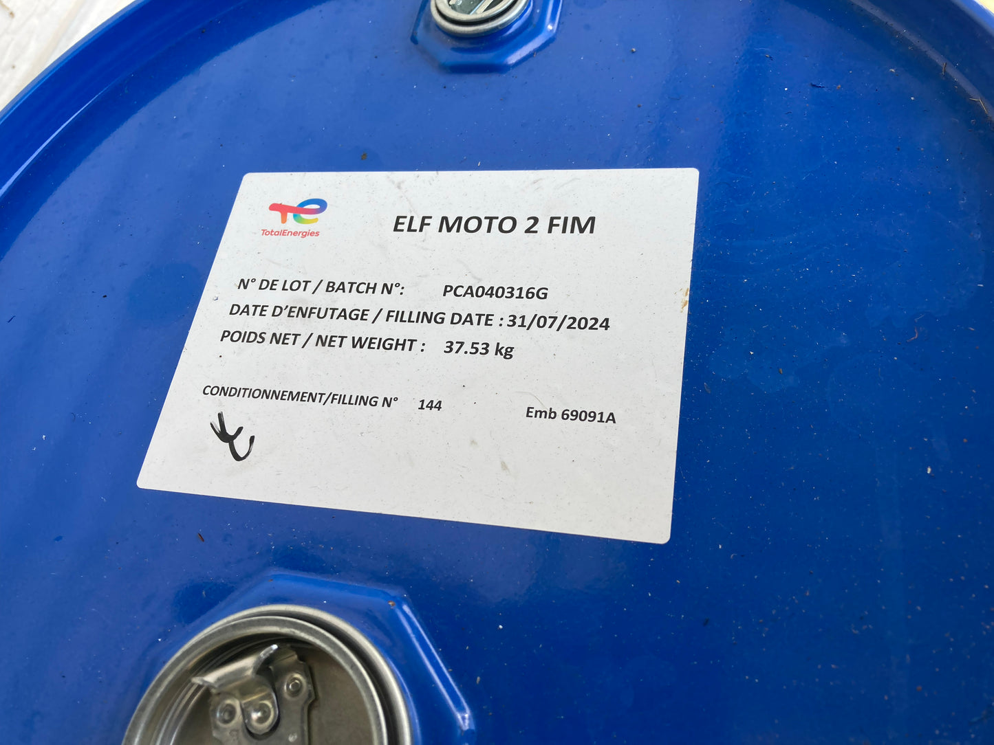 elf 50L使用済ドラム缶