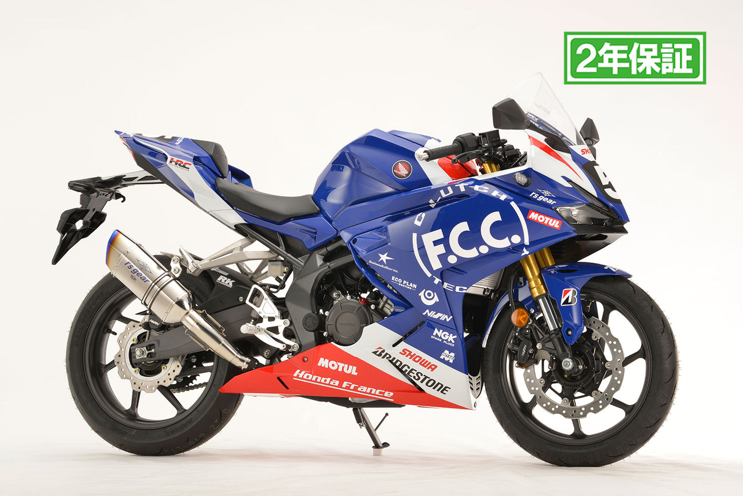 CBR250RR 17- EWCレプリカ チタン スリップオン