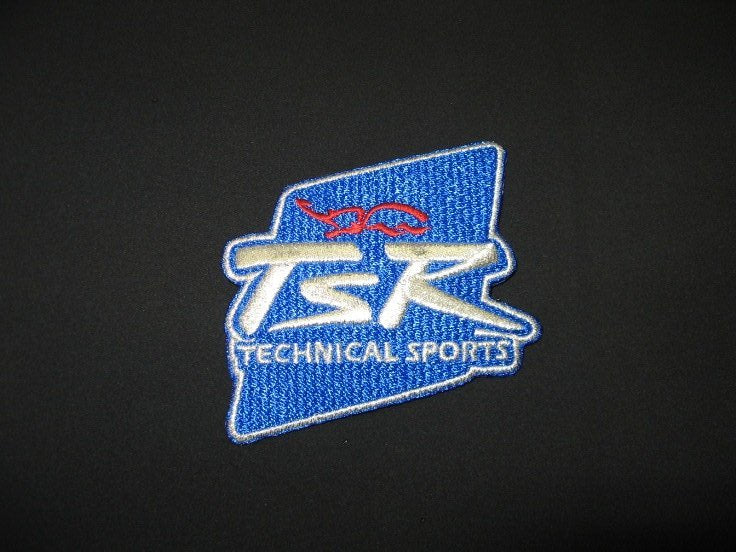 TSRワッペン・ブルー/シルバー