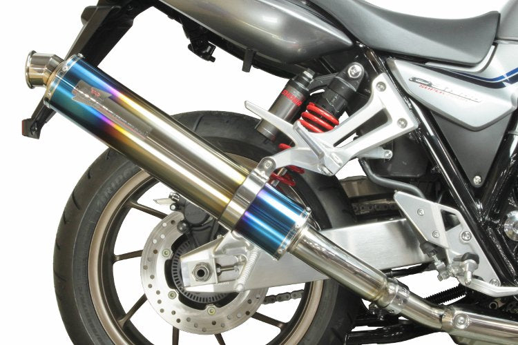 18- CB1300SF/SB スリップオン チタン・ファイヤーポリッシュ