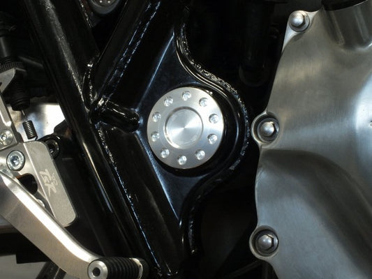 スイングアームピボットキャップ シルバー