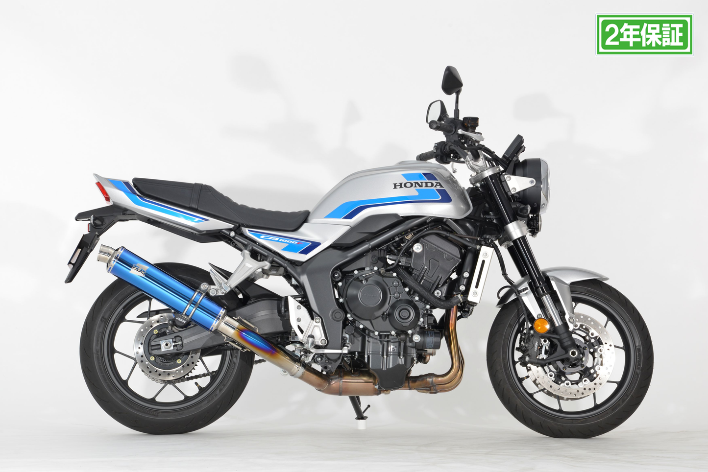 CB1000F'25-/SE'26-スリップオンフルチタンSPORTS-TYPE　BLUE