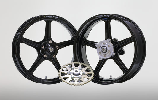 25-CB1000F マグネシウム鍛造ホイールセット（艶有り黒）