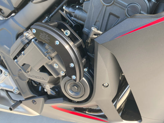 CB/CBR650R(RH17) Eクラッチカバー　ブラック
