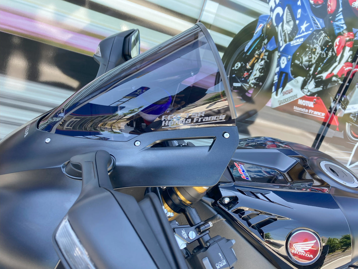 スクリーン CBR1000RR-R(SC82/20-23・24-) +40mmUP スモーク ULTIM 【F.C.C. TSR Honda France】