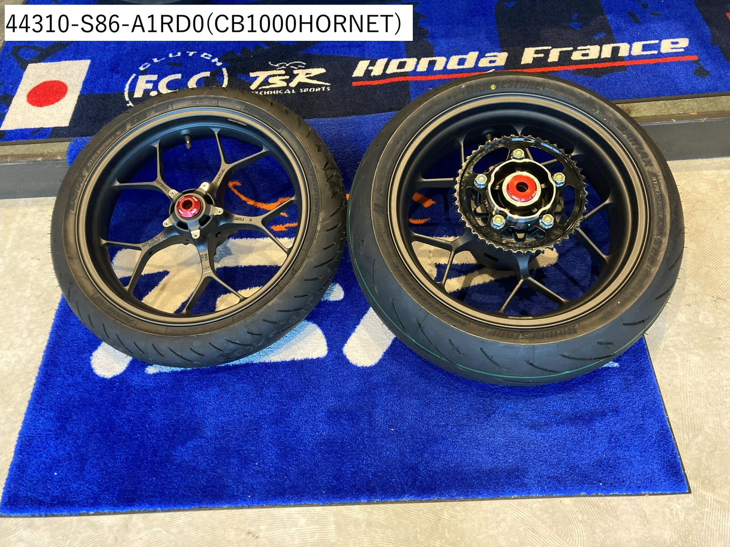 25- CB1000F(SC94)/ CB1000HORNET(SC86)レーシングホイールカラーセット/レッド