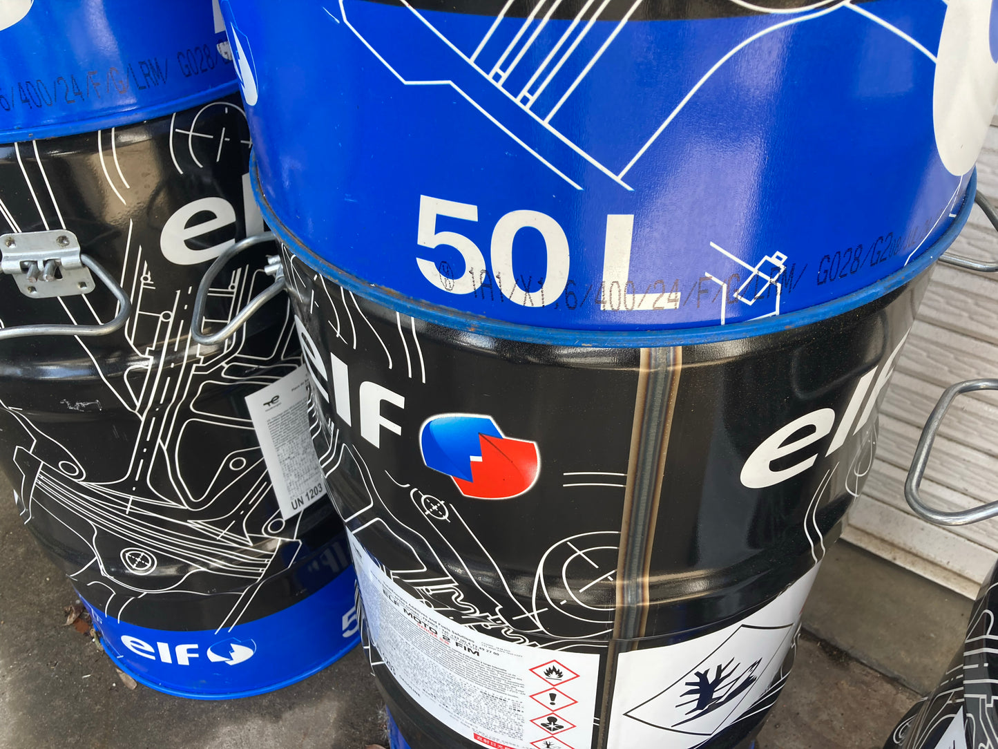 elf　50L使用済ドラム缶