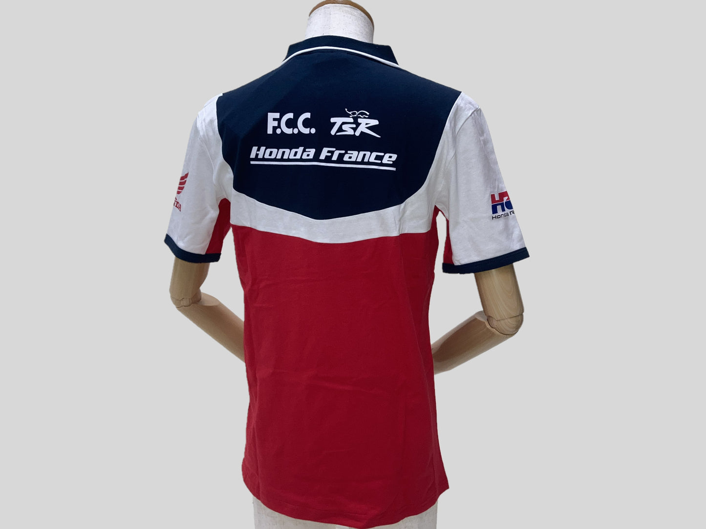 Polo racing tricolore F.C.C. TSR Honda France