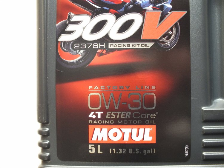 MOTUL 300V 2376H RACING KIT OIL (5L)